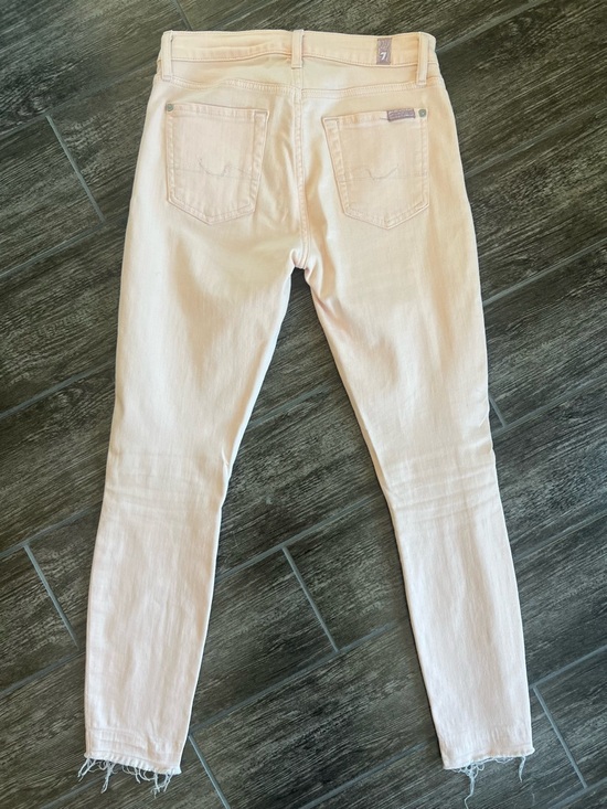 7 For All Mankind Pants - 7 For All Mankind Gwenevere Frayed Ankle Pants